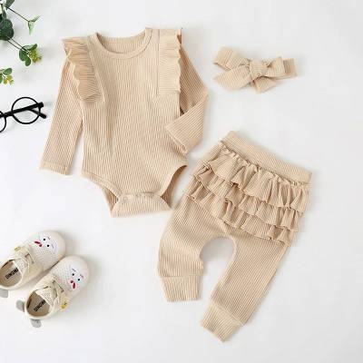 3pc infant ruffle outfit