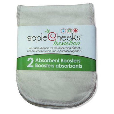 Apple Cheeks Absorbent Boosters 2pk Os Bamboo