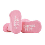 Baby Dancing Feet Pink Socks