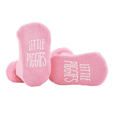 Baby Little Piggies Pink Socks