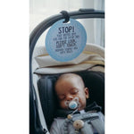 Blue Germ No Touching Stroller Tag