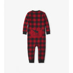 Buffalo Plaid Red Baby Union Suit