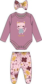 Girls 3 Piece Set-Super Cute Kittens