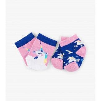 Infant Rainbow Unicorns Baby Socks 2pk SZ 0-12