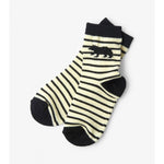 Kids Bear On Stripes Kids Socks