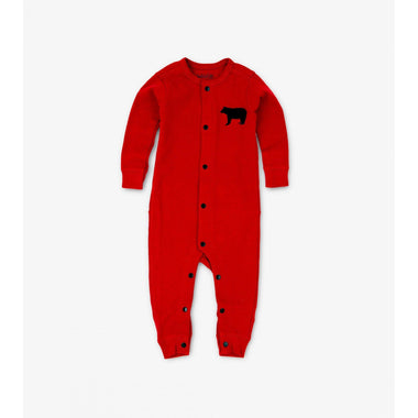 Red Bear Bums Union Suit