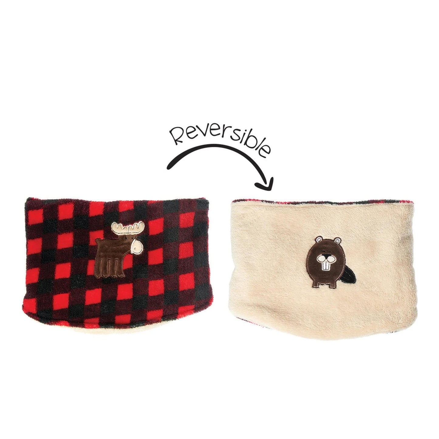 Reversible Neck Warmer- Llama/Bunny