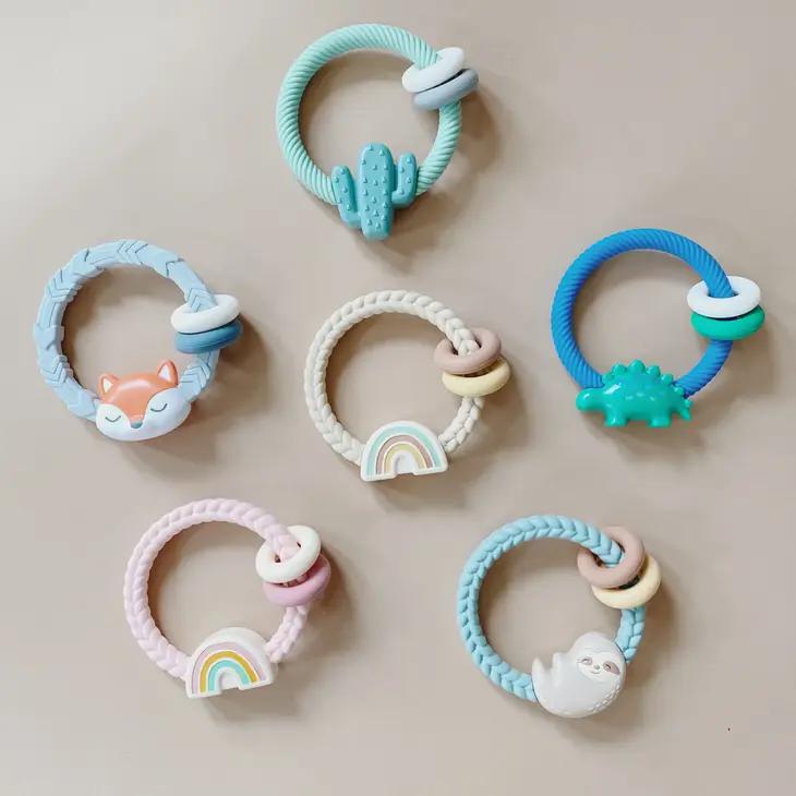 Ritzy Rattle™ Silicone Teether Rattles