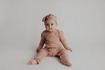 Three Little Tots - Baby Ribbed Playsuit with Pockets